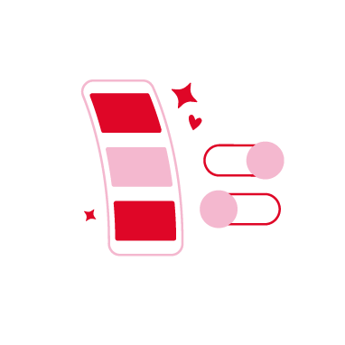 Icône représentant la personnalisation des univers narratifs JOUMI avant le mariage.